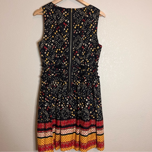 Rachel Roy Fit and Flare Rope Belted Floral Pattern Dress Size 12 - Picture 5 of 11